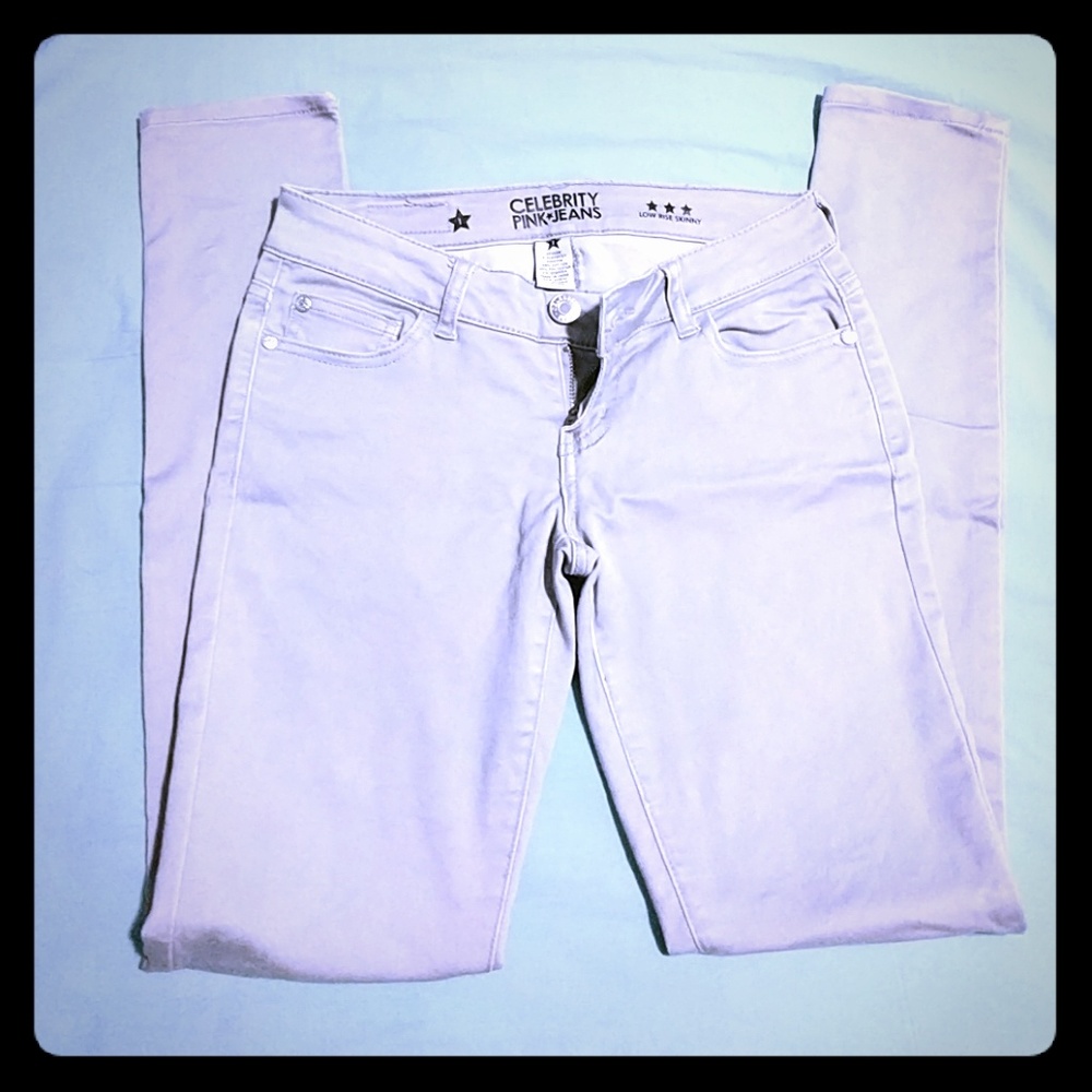 Low rise skinny jeans